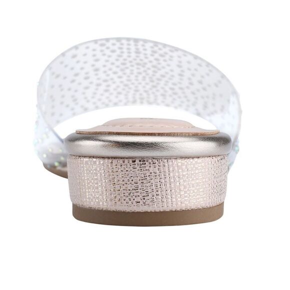 Bandolino Kenzo clear embellished slide Sandal - Picture 2 of 9